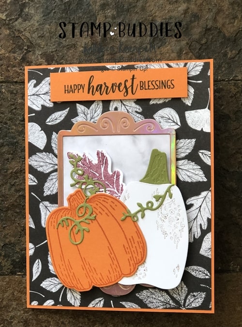 A Fall Harvesting Card