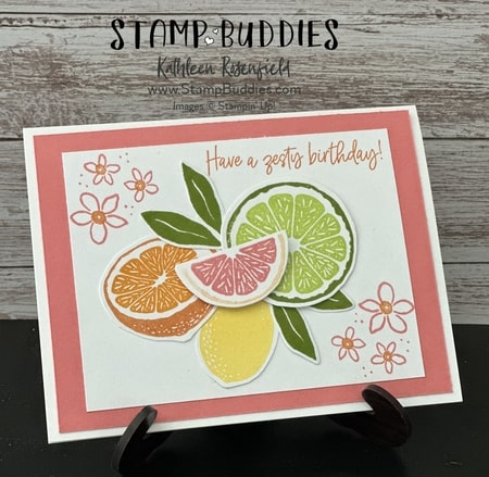 Sweet Citrus Fruits Card